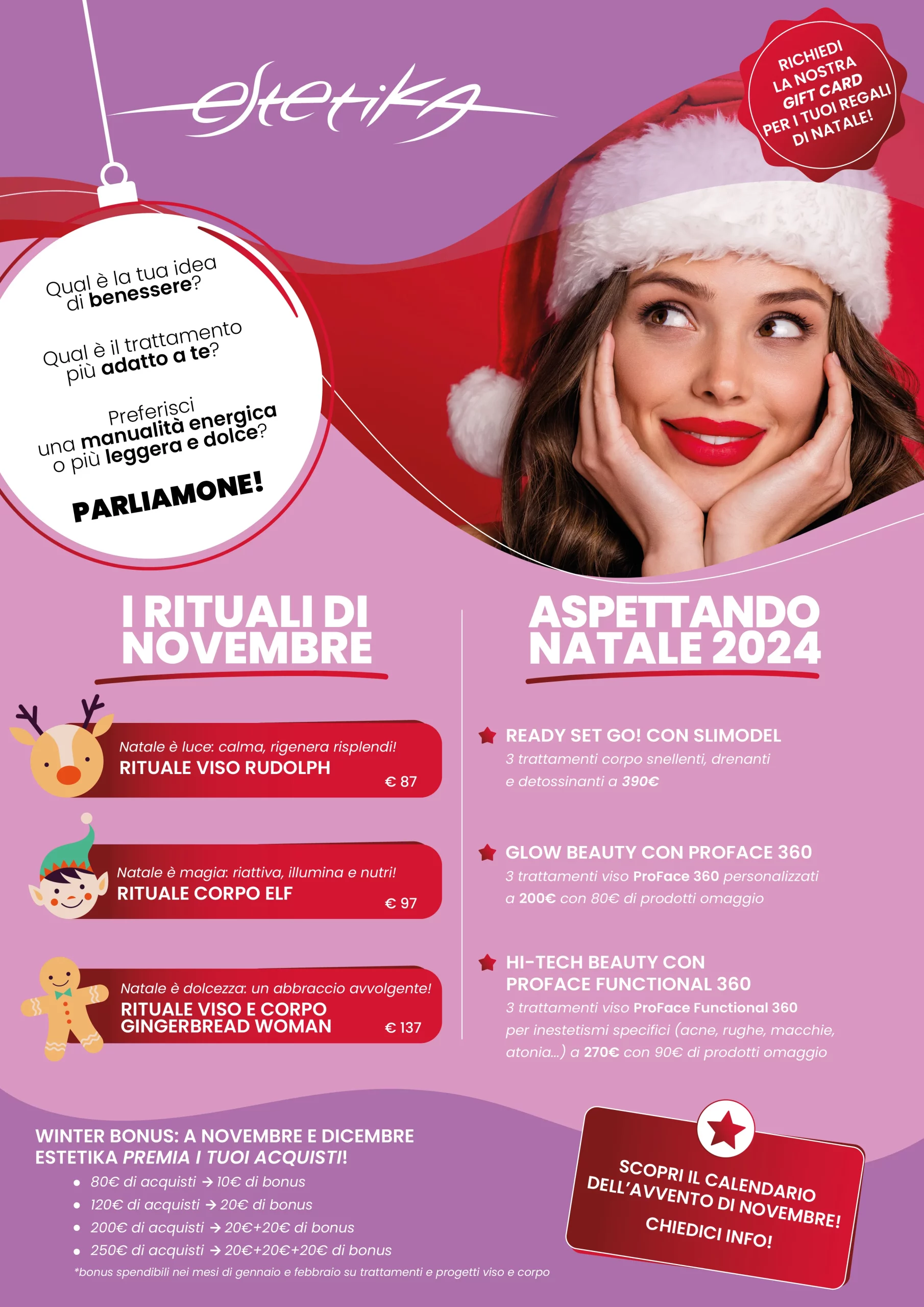 Immagine promozionale per il mese di novembre dedicate al Natale